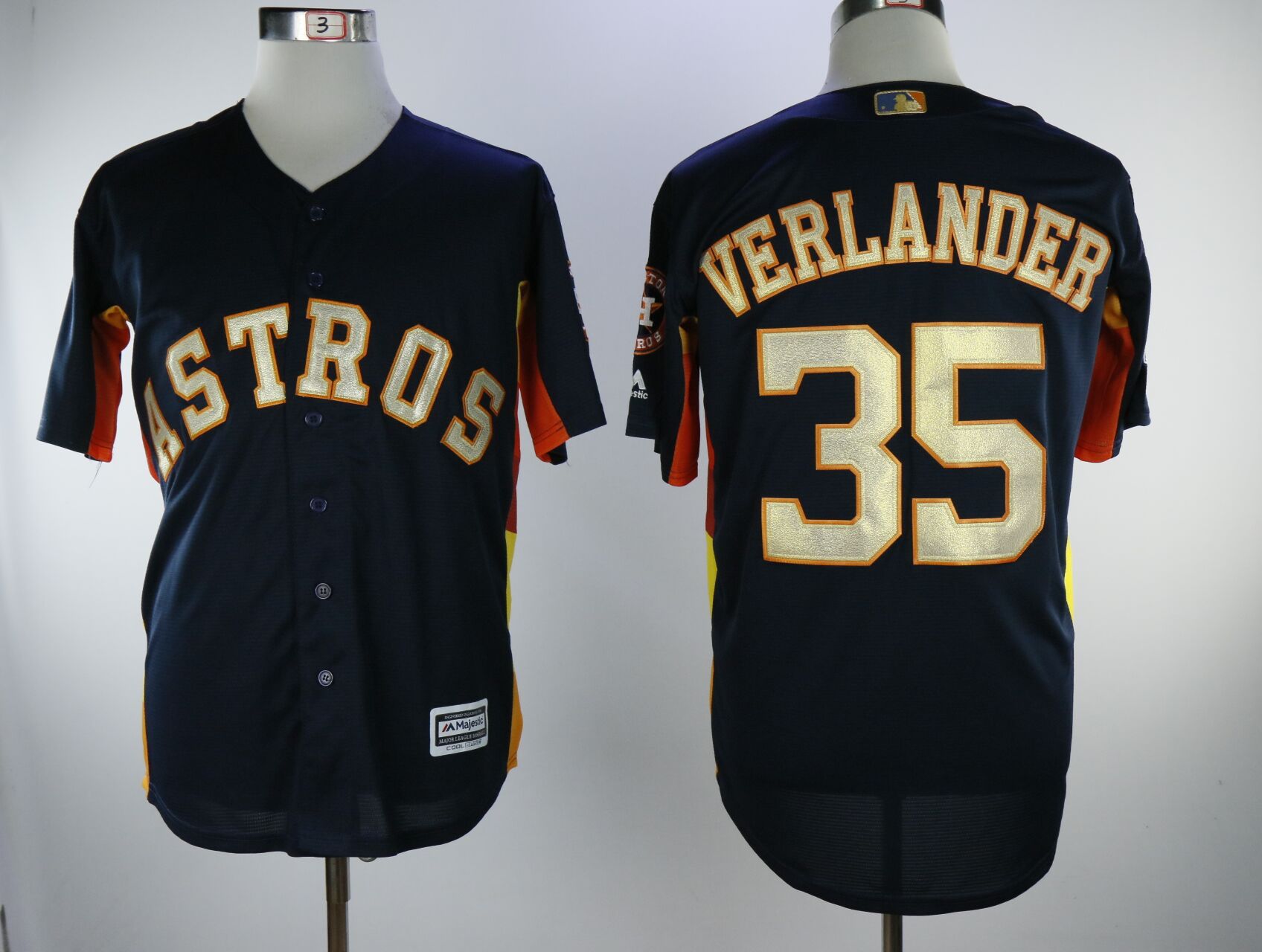 Men Houston Astros #35 Verlander Blue Game Champion Edition MLB Jerseys->houston astros->MLB Jersey